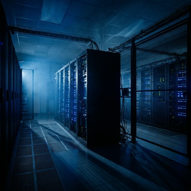 TSO modern office with server infrastructure