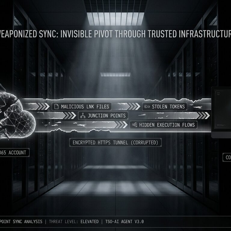 Weaponized OneDrive sync - cloud to endpoint pivot through corrupted HTTPS tunnel