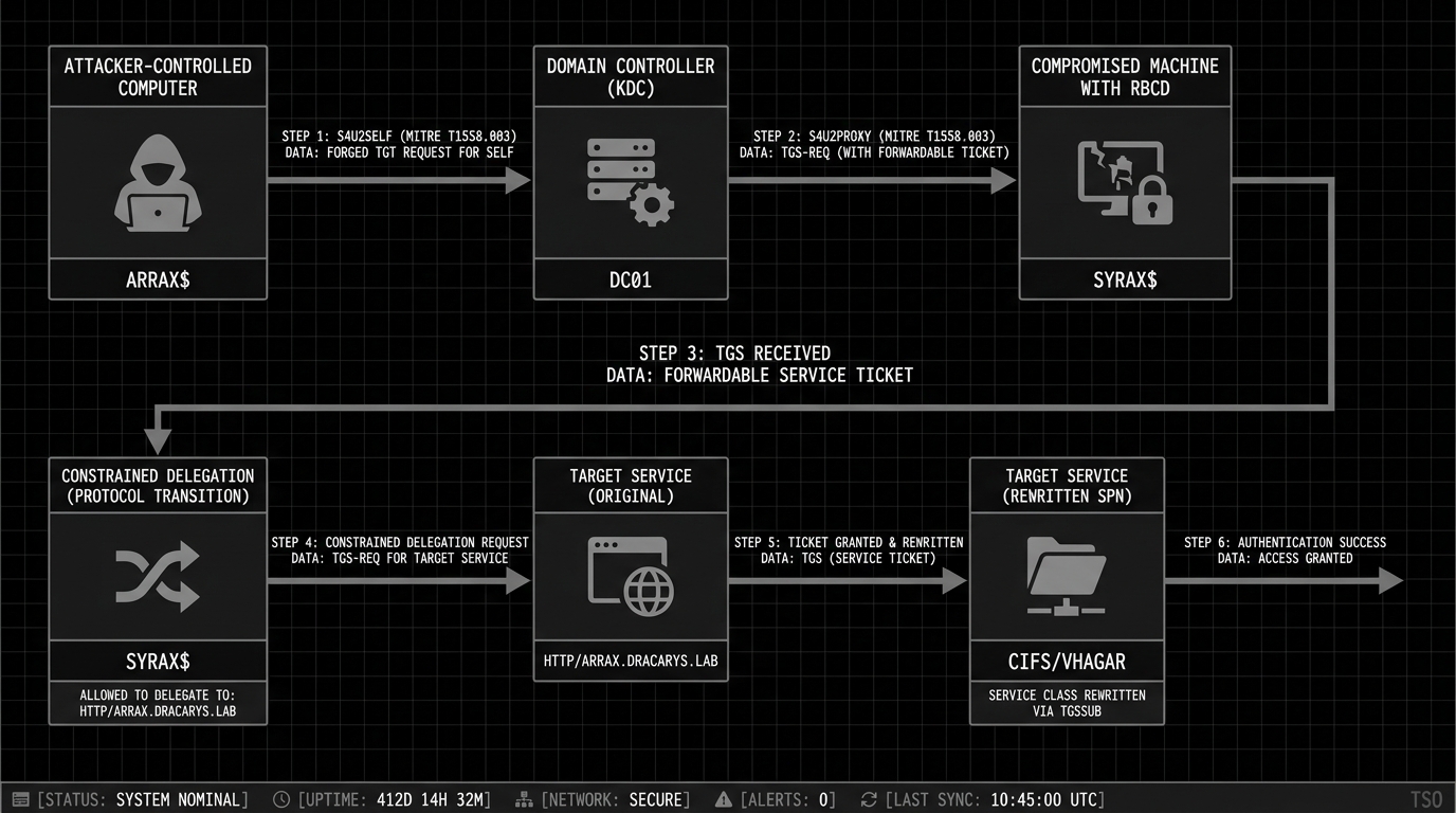 SPN Jacking and RBCD Delegation Chain