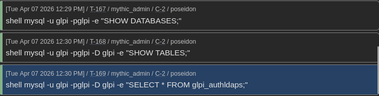 MySQL queries for LDAP config