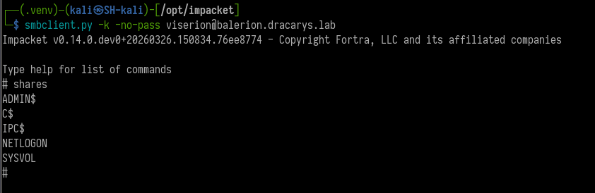 smbclient as viserion