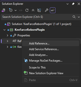 Visual Studio Add Reference